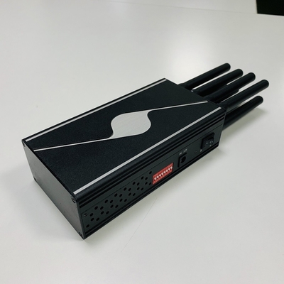 8 Band Handheld GPS Signal Jammer Anti Tracking 2G 3G WiFi 2500MHz