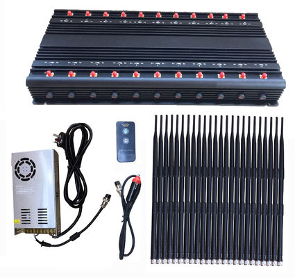 40M 2W 22 Antenna 5G Signal Jammer with Car Charging