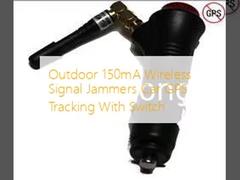 Outdoor 150mA Wireless Signal Jammers Car GPS Tracking With Switch